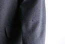 “Aquascutum” gray single wool chester coat