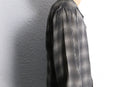 dot moire open collar shirt