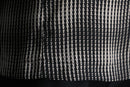 dot moire open collar shirt