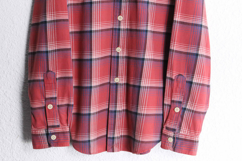 "Polo by RalphLauren" red check pattern flannel shirt