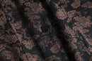 jacquard design boxy trucker jacket