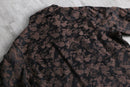 jacquard design boxy trucker jacket