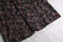 jacquard design boxy trucker jacket
