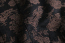 jacquard design boxy trucker jacket