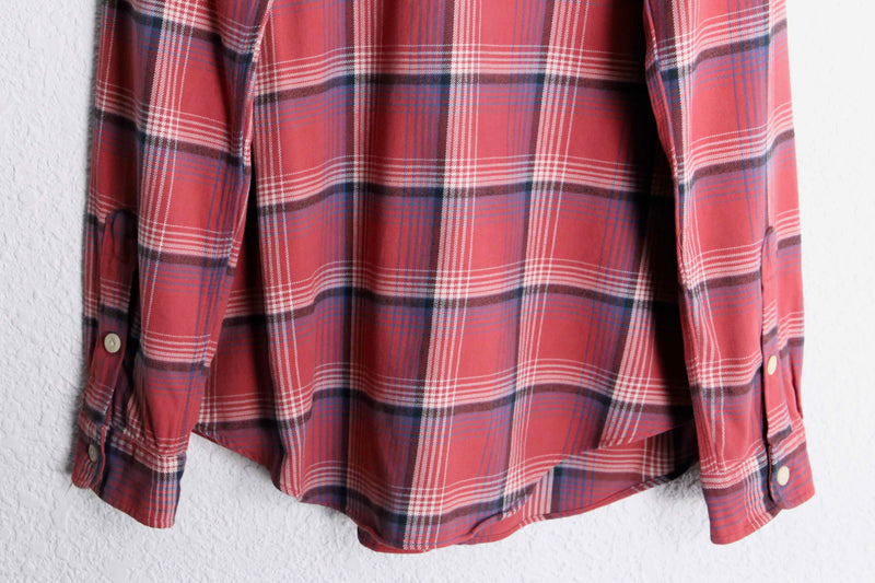"Polo by RalphLauren" red check pattern flannel shirt