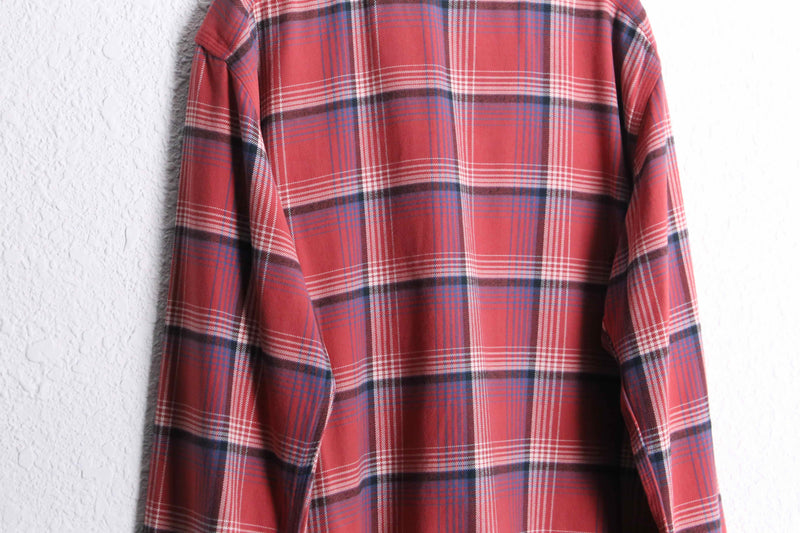"Polo by RalphLauren" red check pattern flannel shirt