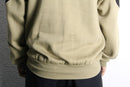 two-tone half zip pullover