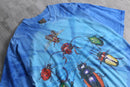 1990-00s tie-dye insects tee