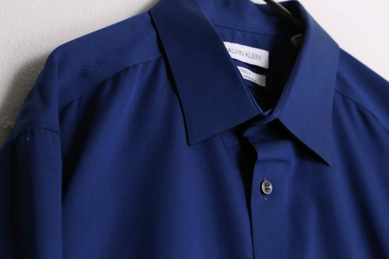 "Calvin Klein" navy color cotton shirt