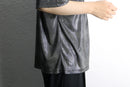 metallic sheer S/S shirt