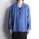 blue color linen 1B jacket