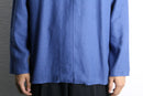 blue color linen 1B jacket