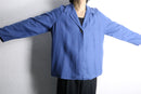 blue color linen 1B jacket