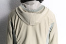 side panel zip-up hoodie