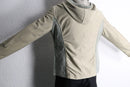 side panel zip-up hoodie