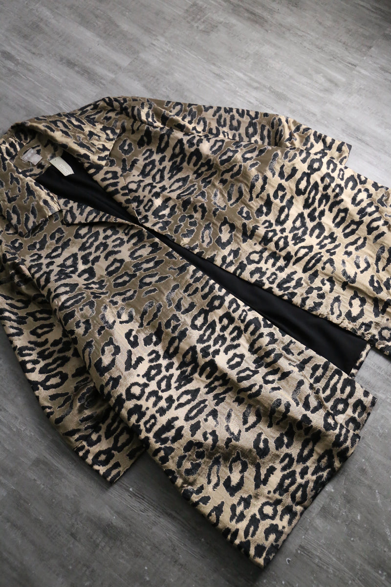 2000s CHICO'S leopard design jacket