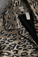 2000s CHICO'S leopard design jacket