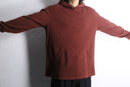 bordeaux color knit hoodie