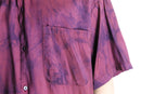 purple marble silk s/s shirt