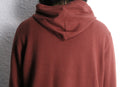 bordeaux color knit hoodie