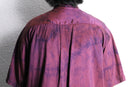 purple marble silk s/s shirt