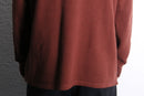 bordeaux color knit hoodie