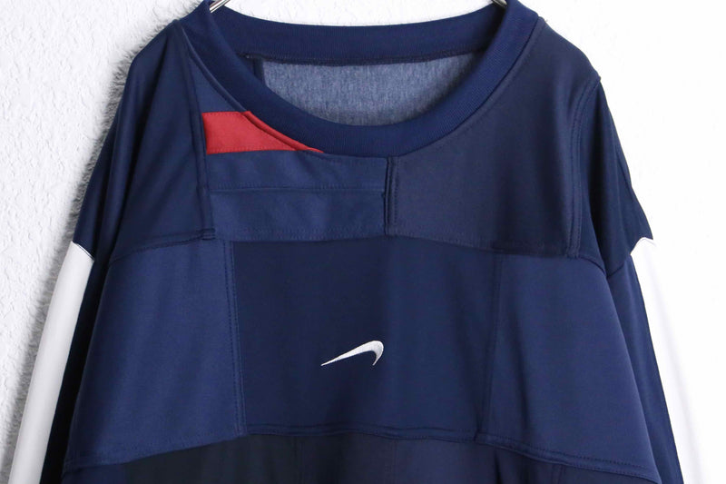 “Re:make” adidas×NIKE track docking pullover