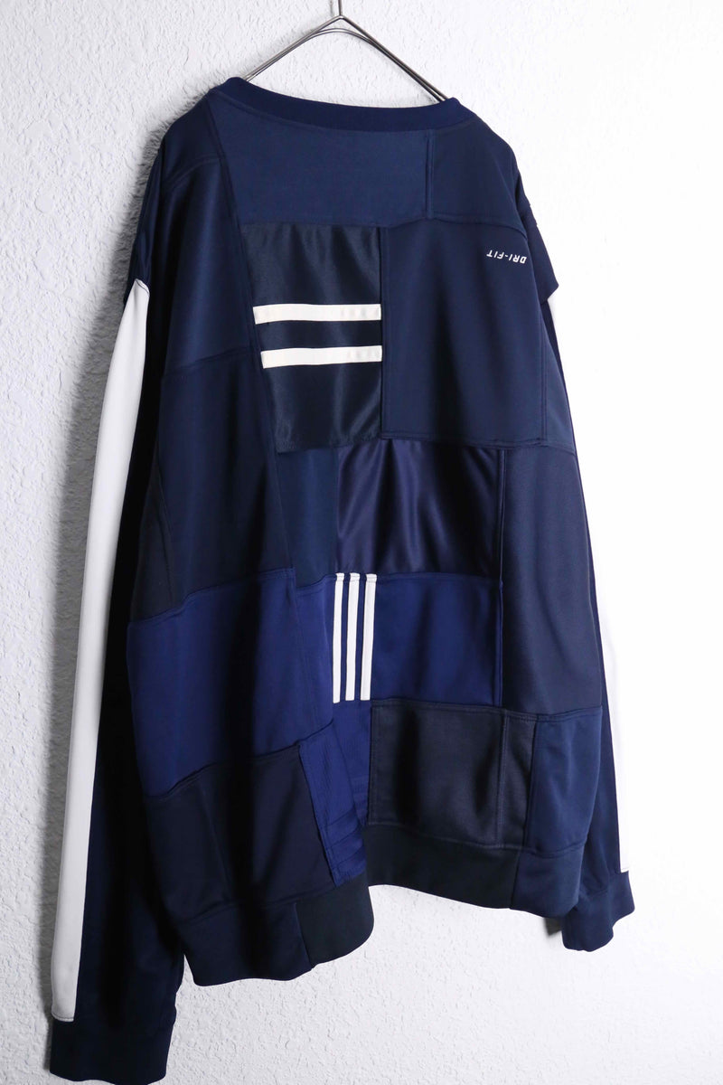 “Re:make” adidas×NIKE track docking pullover