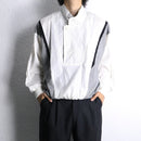 monotone layer collar dolman pull