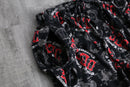 2000s Orange County Choppers all over print wide pants