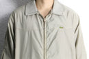 “IZOD LACOSTE” ivory zip up blouson