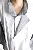 monotone layer collar dolman pull
