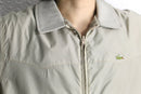 “IZOD LACOSTE” ivory zip up blouson