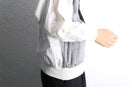 monotone layer collar dolman pull