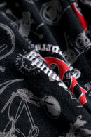 2000s Orange County Choppers all over print wide pants