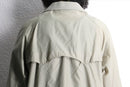 “IZOD LACOSTE” ivory zip up blouson