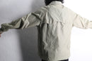 “IZOD LACOSTE” ivory zip up blouson