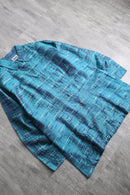 90's CHICO’S metallic silk shirt jacket