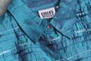 90's CHICO’S metallic silk shirt jacket