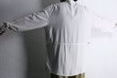 white collarless L/S shirt｜シャツの古着 詳細13