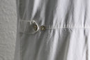 white collarless L/S shirt｜シャツの古着 詳細14