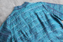 90's CHICO’S metallic silk shirt jacket