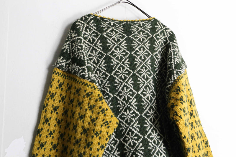 geomatics pattern hock cardigan