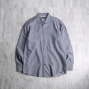 90-00's silk blend cotton stripe shirt
