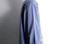light blue pattern mix L/S shirt