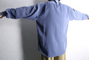 light blue pattern mix L/S shirt