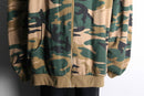 camouflage pattern zip hoodie