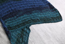 openwork knitting v-neck pull