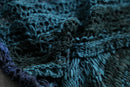 openwork knitting v-neck pull