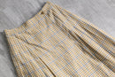 90's Burberry's linen blend wrap skirt